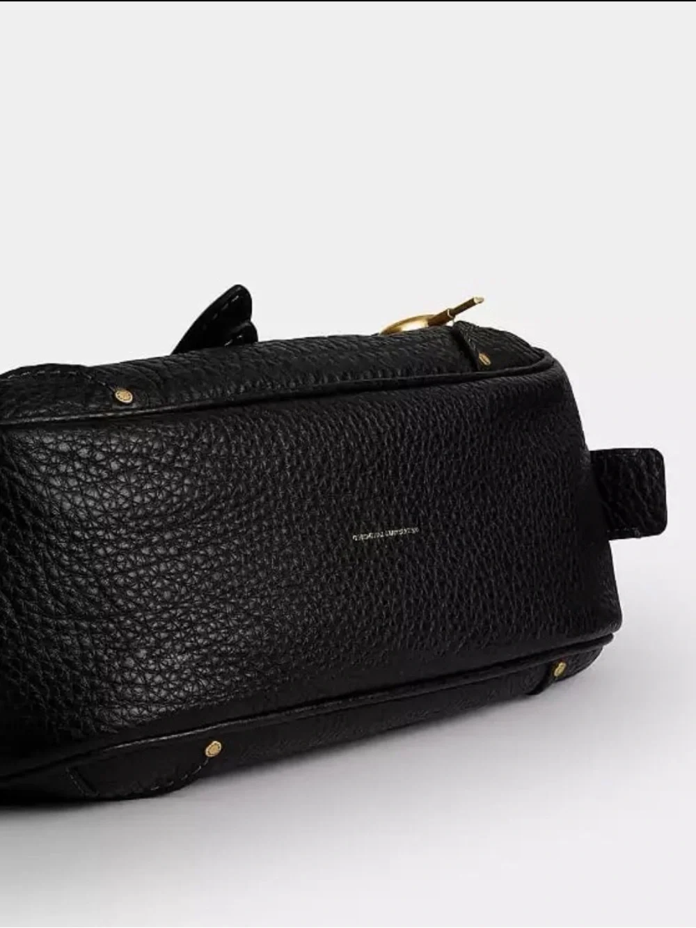Coach Drifter Shoulder Bag 31 in Black Textured Pebbled Leather NWT